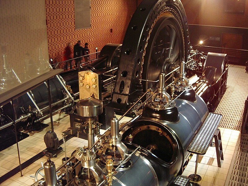Machine à vapeur du XIXe siècle